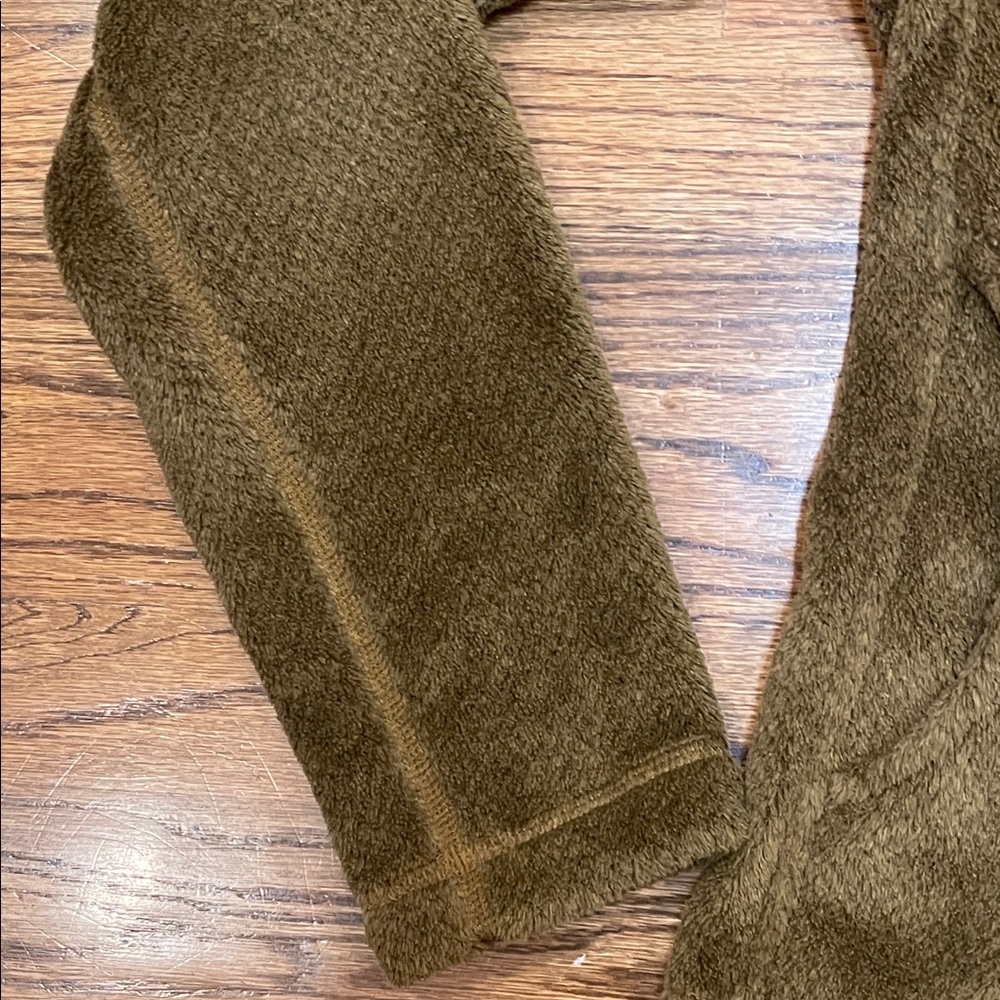 Patagonia Women's Fleece Pullover Tan Brown Kanga Pocket woman’s size M - Picture 12 of 16
